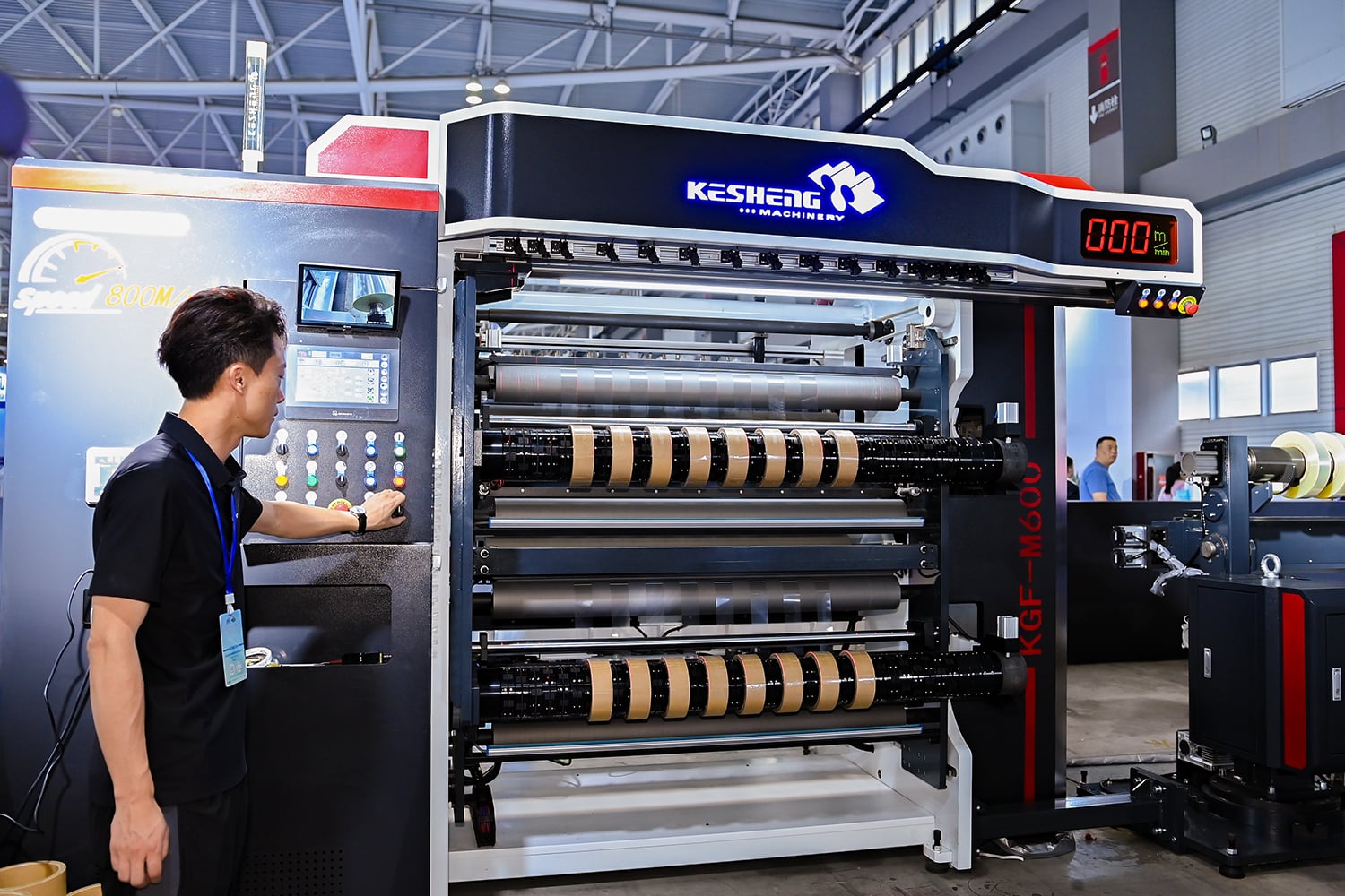 KESHENG machine shown at the Qingdao exhibition