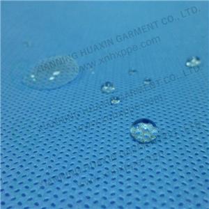 Three layer SMS non-woven fabric blue 3 layer fabric