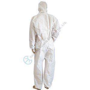 Disposable SMS Coverall with EVA Face Window for Cleanroom Use Cleanroom Use
