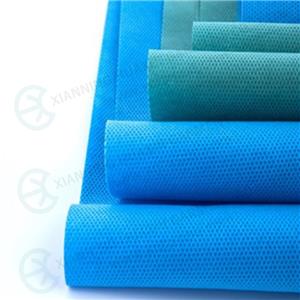 Three layer SMS non-woven fabric blue sms fabric