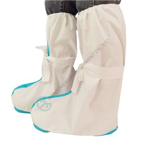 TypePB 4B taped seam disposable nonwoven boots with antislip sole Disposable boots