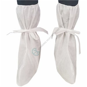 White polypropylene basic protection high boots PP boot cover PP boot cover