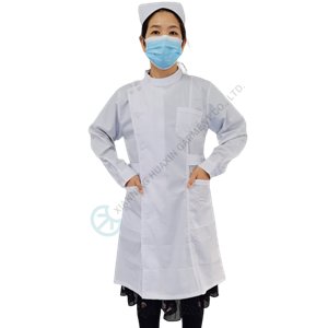 Hospital Use Nurse Uniform 100% cotton fabric long suit long suit