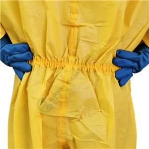 Medical use heavy duty chemical liquid resistant durable coverall Durable coverall