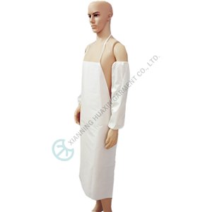 TYPEPB 6B Disposable Nonwoven Microporous Apron hazmat liquid proof Microporous apron