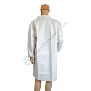 Disposable Microporous Cleanroom Lab Coat for Pharmaceutical Microporous Cleanroom Coat