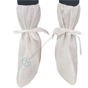 Medical use industrial use anti slip sole disposable SMS boot cover factory supply Medical use boots