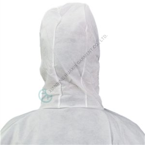 Disposable SMS Coverall with EVA Face Window for Cleanroom Use Coverall with visible windows