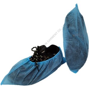 HXS-01 Machine made high quality blue PP shoe cover Blue shoe cover