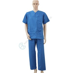 Blue Pajama suits blue scrubs suit hospital use pajama suits