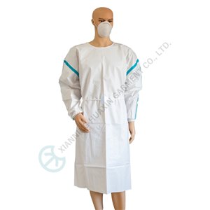 AAMI PB 70 level3 disposable microporous gowns with taped seam Level3