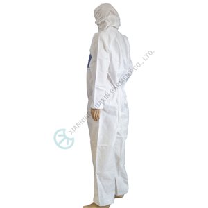 Safeguard Jumpsuit For Nuclear Station With EVA Films Windows Or Pockets jumpsuit with pockets