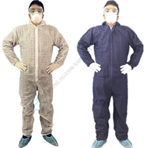 Disposable PP Nonwoven Coverall Integrated Booties Coverall with Integrated Booties
