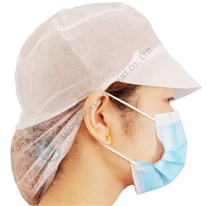PP Spunbond Polypropylene Women Work Cap, Hair Net, Snood Cap spunbond polypropylene work cap