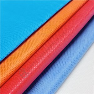 Non-woven four layer SMMS fabric in blue color Blue color SMMS fabric