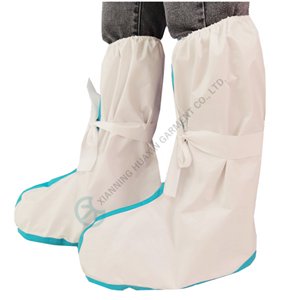 TypePB 4B taped seam disposable nonwoven boots with antislip sole TYPE PB4B taped seam boots