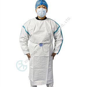 Type 6B Chemical Resistant gown with Taped Seams EN 13034 Certified Chemical Resistant gown