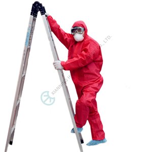 Breathable SMS Coverall Resistant to Liquids and Particulates SMS Coverall