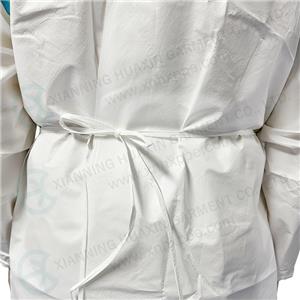 EU standarded disposable microporous gown seam sealed EN14126 TYPE4B Seam sealed gown