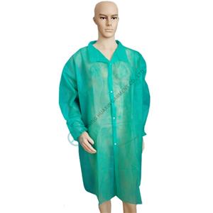 Disposable PP Lab Coat EU MDR 2017 745 Compliant Disposable PP Lab Coat