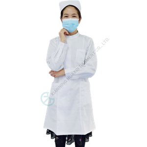 Hospital Use Nurse Uniform 100% cotton fabric long suit Uniform for nurse
