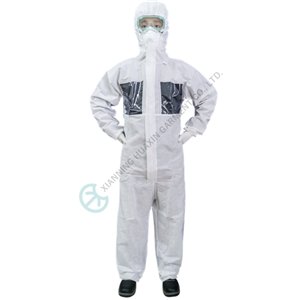 Safeguard Jumpsuit For Nuclear Station With EVA Films Windows Or Pockets safeguard jumpsuit