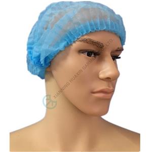 Single Or Double Elastic SMS Round Cap, Surgical Cap