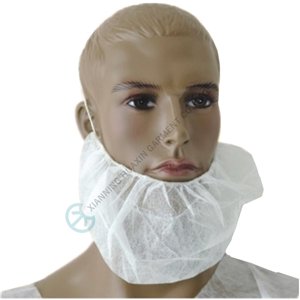 HXO-01 Disposable Protective Nonwoven PP Beard Cover for food industry disposable beard cover