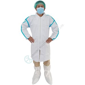 TLB-Microporous medical lab coat taped seam TYPEPB4B TYPE PB4B