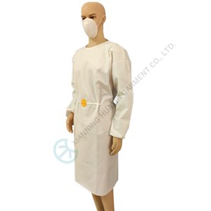 SF surgical gown white color non medical gown