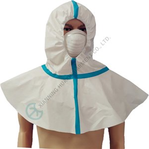 Disposable Nonwoven Microporous taped seam hood disposable hood