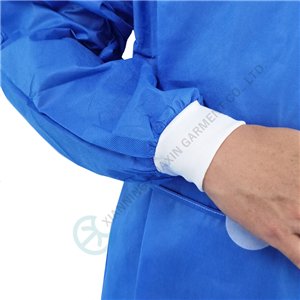 Strong seam strength Ultrasonic seam medical use surgical gown Ultrasonic seam gown