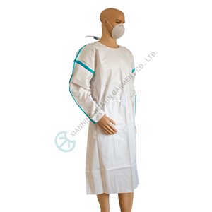 AAMI PB 70 level3 disposable microporous gowns with taped seam Microporous gown