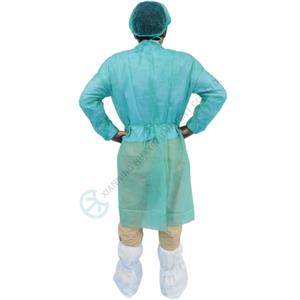 Non Sterile Disposable Surgical Gown Green AAMI Level 3 Protection AAMI Level 3 Surgical Gown