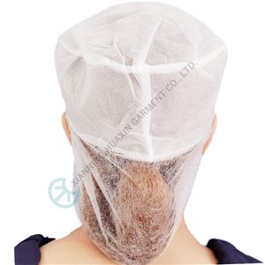 PP Spunbond Polypropylene Women Work Cap, Hair Net, Snood Cap hair net