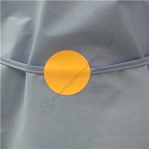 AAMI PB 70 level 2 disposable PP filmed PE isolation gown Isolation gown