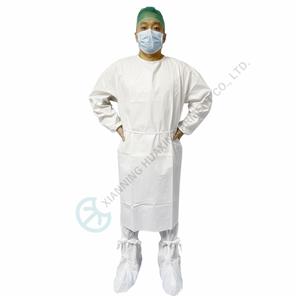 TYPEPB6B EN14126 isolation gown with elastic cuffs TYPE PB6B gown