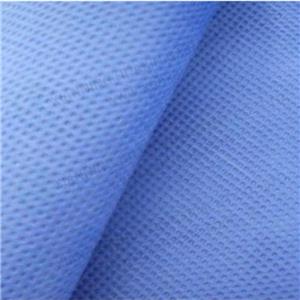 Three layer SMS non-woven fabric blue EN13034