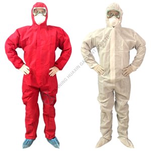 Breathable SMS Coverall Resistant to Liquids and Particulates Breathable SMS Coverall
