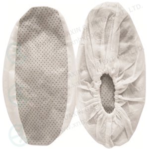 Pp Shoecover With Anti Slip Anti Skid Pvc Dots shoecover with anti skid pvc dots