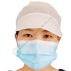 PP Spunbond Polypropylene Women Work Cap, Hair Net, Snood Cap PP women work cap