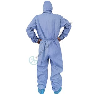 EN ISO14116 Index-1 flame retardant coverall with hood Coverall with hood