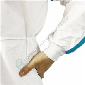 Type 6B Chemical Resistant gown with Taped Seams EN 13034 Certified EN 13034 Certified