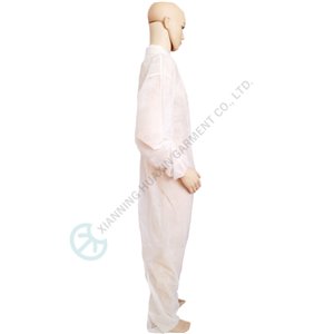 Disposable Coverall with Collar Effective Industrial Workwear Coverall with Collar