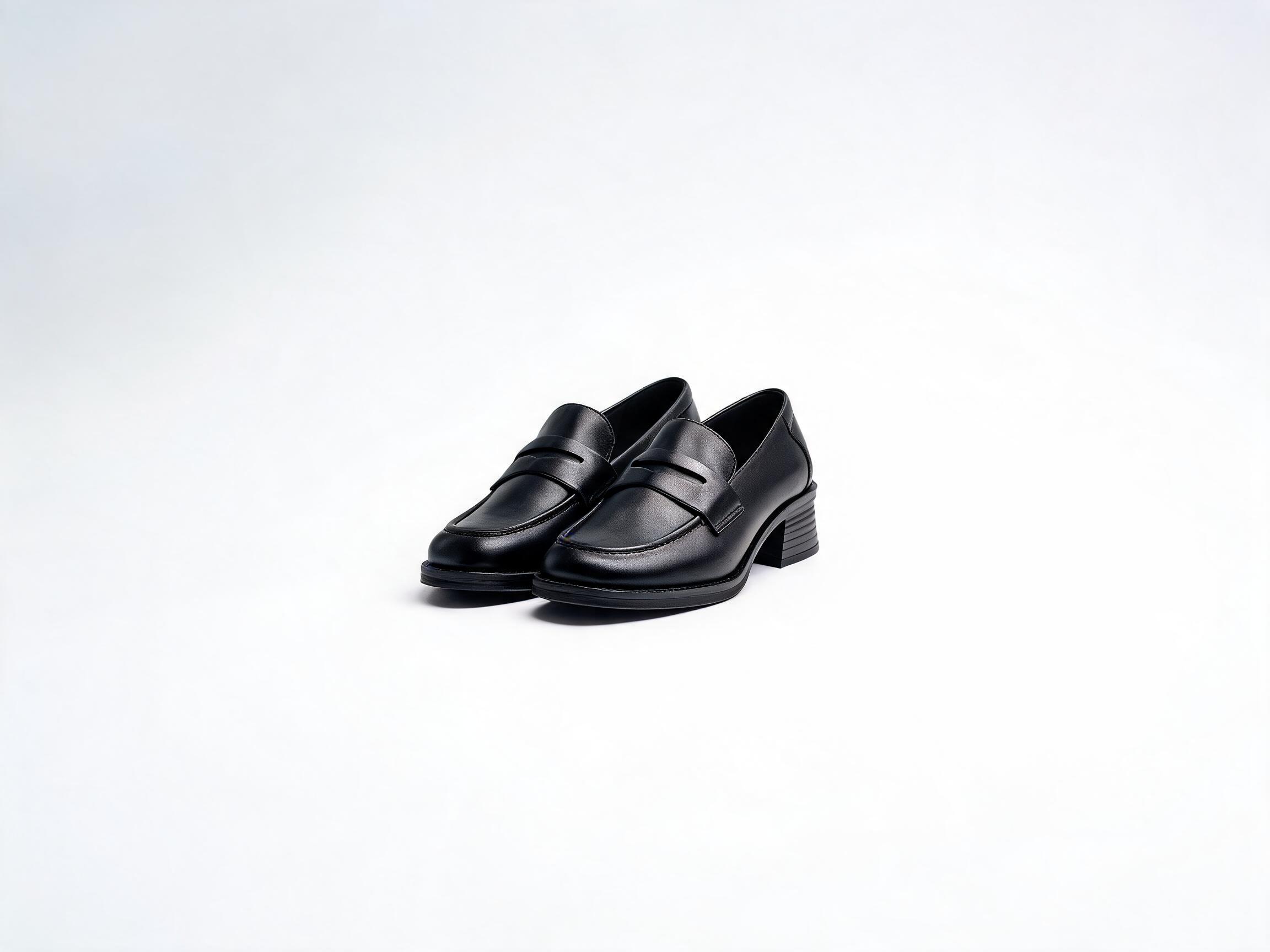 Black Leather Loafers loafers