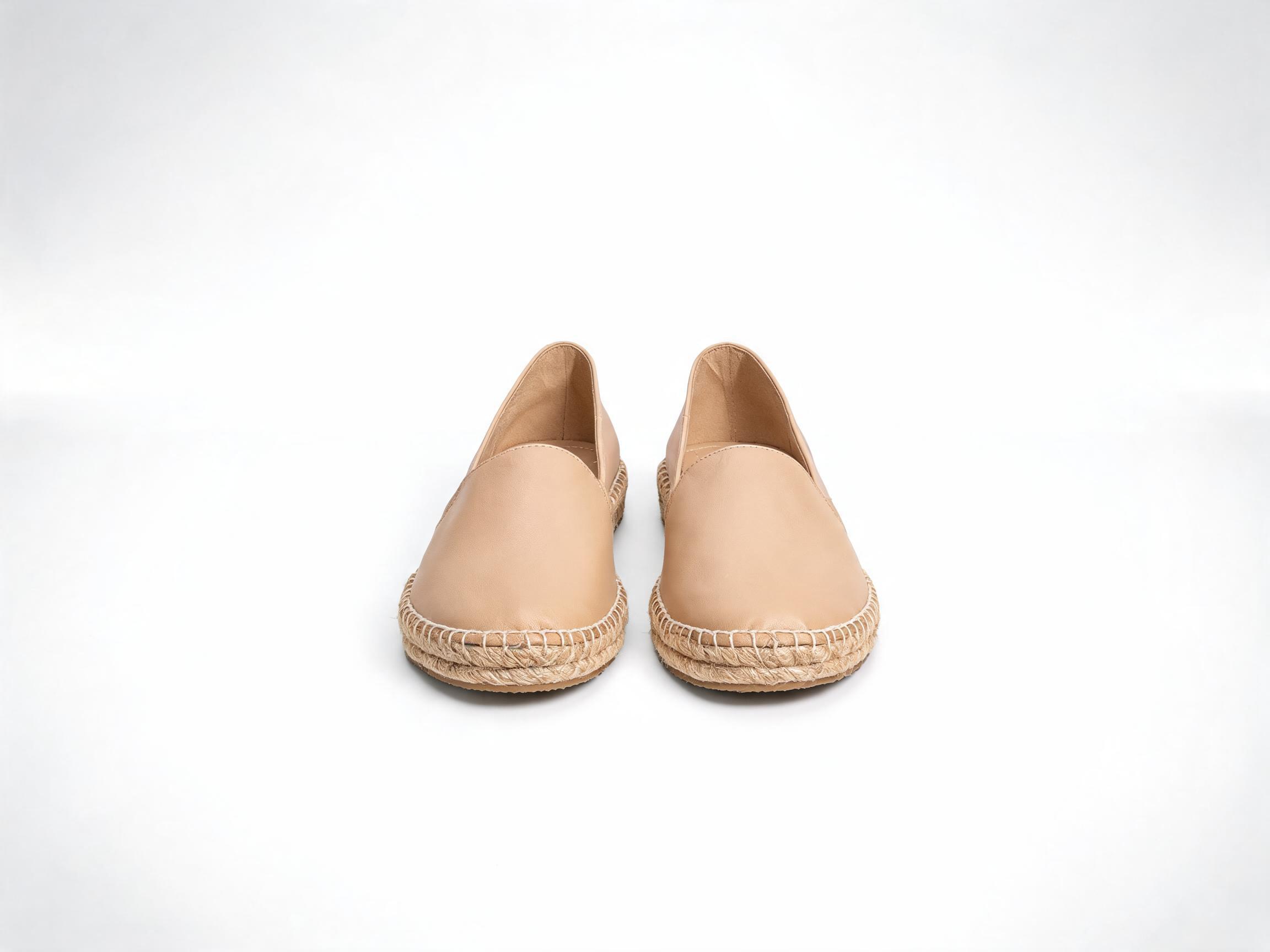 Beige Espadrille Flats flats