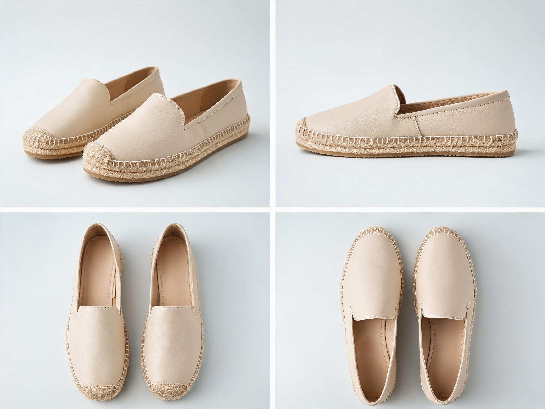 Beige Espadrille Flats women