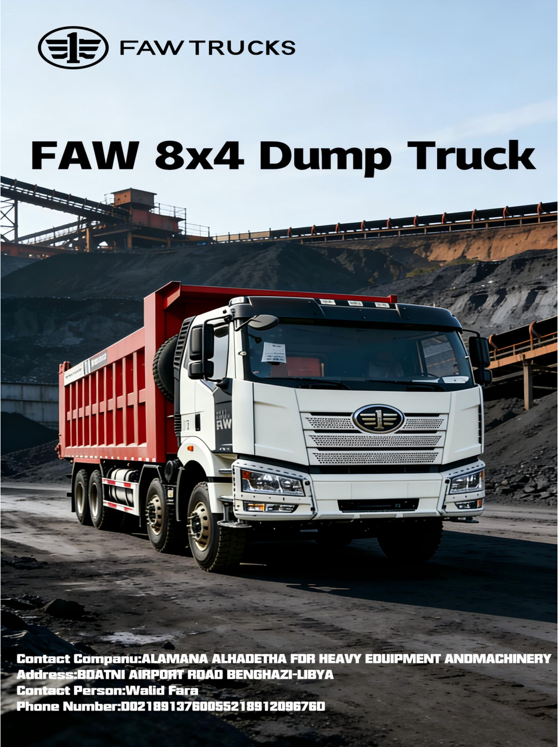 FAW 8x4 Dump Truck